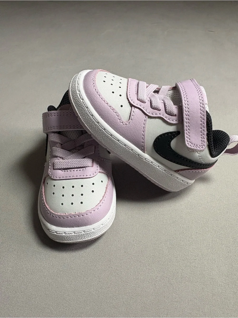 Nike Court Borough Low 2 TD Baby/Toddler Sneakers Iced Lilac 4C NWOB